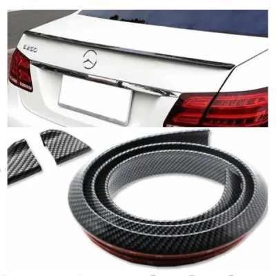Spoiler Lip Trasero Universal Carbono auto