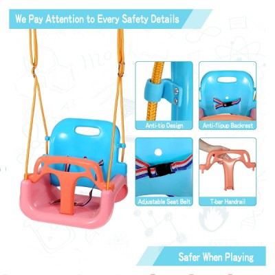 Asiento Columpio 4 En 1 Ajustable Portátil Niños Bebé