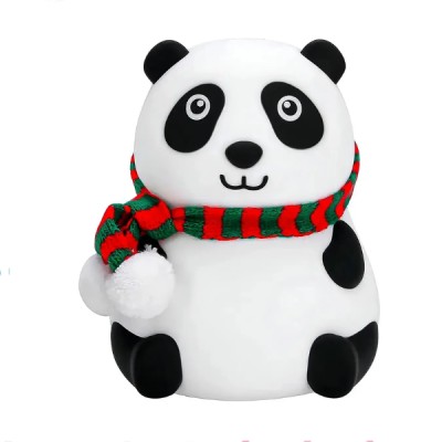 Lampara Nocturna Panda Sensor Bebes Niños Espanta Cuco