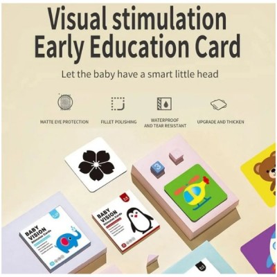 Set Tarjetas De Estimulación Visual Para Bebés 6- 18 Meses