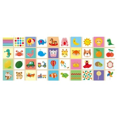 Set Tarjetas De Estimulación Visual Para Bebés 6- 18 Meses