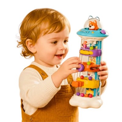 Torre De Bolas Bebé Juguete Educativo Pista 3 Niveles