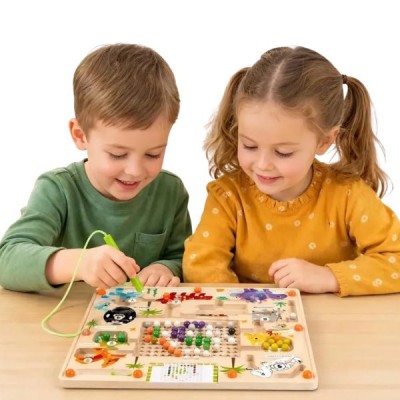 Juego Educativo Dinosaurios Madera Magnético