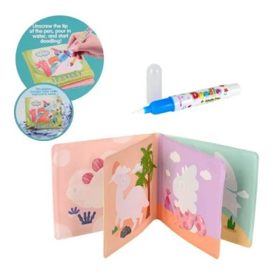 Libro Mágico Pintura Agua Reutilizable Niños