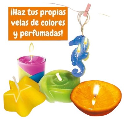 Kit Para Hacer Velas Moldes Experimentos Niños