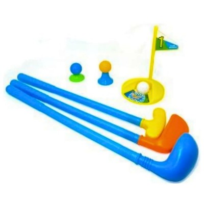 Set Golf Niños Palos Pelotas Juguete Deporte Portatil