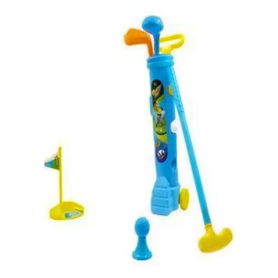 Set Golf Niños Palos Pelotas Juguete Deporte Portatil