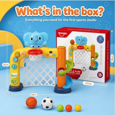 Juguete Multideporte Niños Básquet Fútbol Musical Pelotas