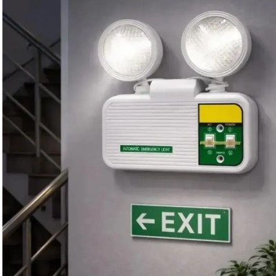 Luz Emergencia Led Doble Foco Recargable Automática