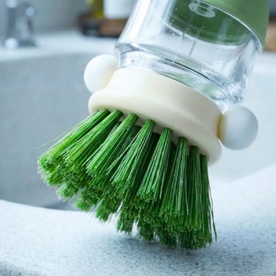 Cepillo Dispensador Jabón Lavar Platos Cocina