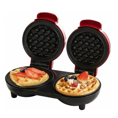 Wafflera Doble Eléctrica Mini
