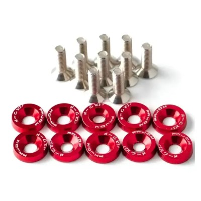 X10 Pernos De Seguridad De Motor De Aluminio Para Auto