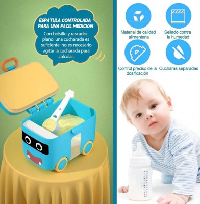 Contenedor Dispensador De Leche En Polvo Bebes Portatil