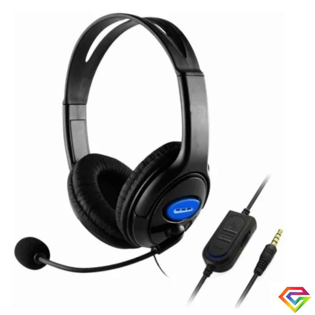 Audífonos gamer con micrófono para ps4 notebook teléfonos 