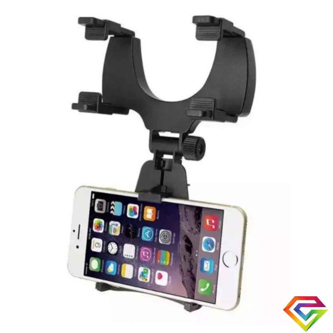 Porta celular para espejo retrovisor universal
