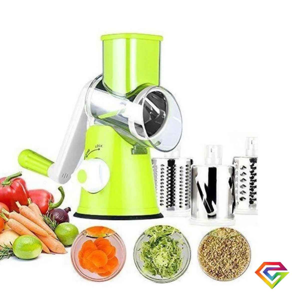 Rallador Verduras Espiral Cortador Rallador Rallador